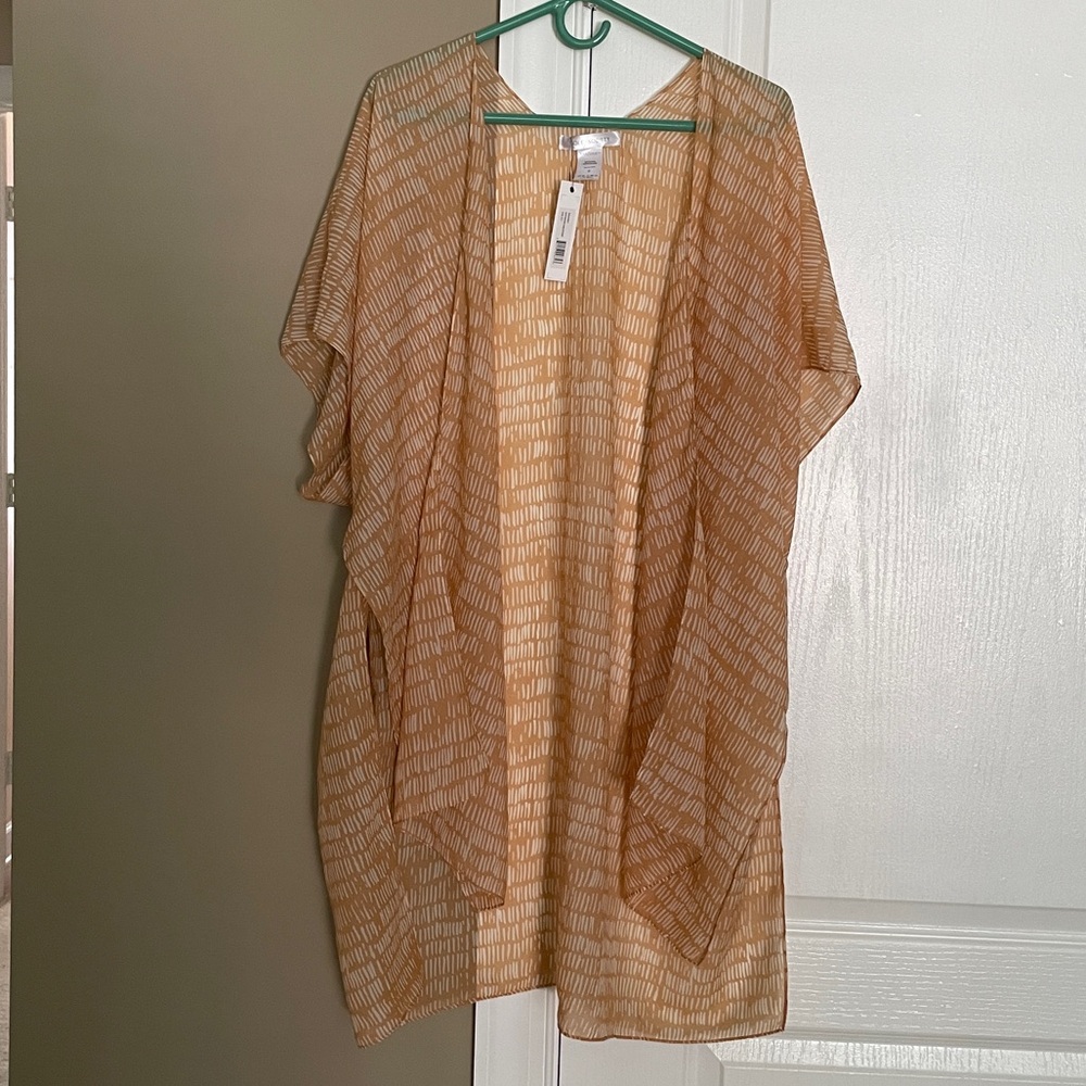 NWT Sole Society Women’s Printed Ruana. One Size Fits Most.